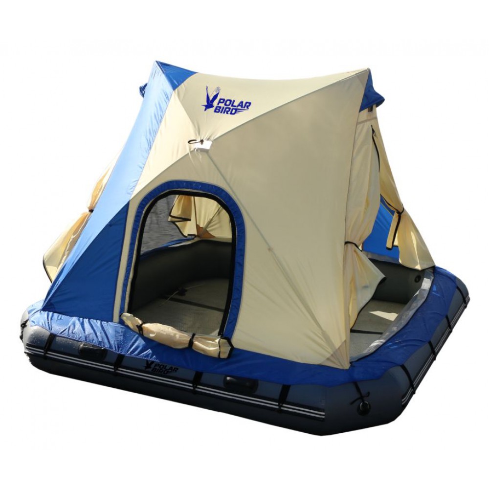 Надувной плот-палатка Polar Bird Raft 260 + Слани стеклокомпозит
